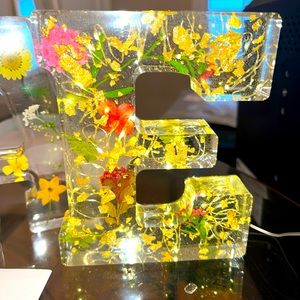 Resin Initial Letter